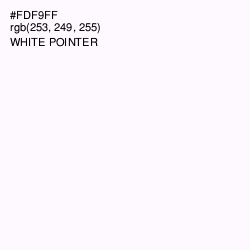 #FDF9FF - White Pointer Color Image